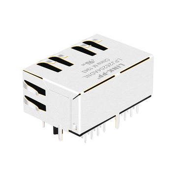 WIJ 7499021125 Compatibel LINK-PP LPJ26204ADNL 10/100 Base-T Tab Down Gele/Groene LED 1x2 Poort Ethernet Connector Modules afbeelding 5