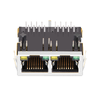 LPJ26204AENL 10/100 Base-T 1x2ポート RJ45コネクタ（マグネットタブ付き、緑/黄LED表示）サムネイル画像2