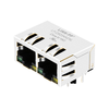 LPJ26204AENL 10/100 Base-T 1x2ポート RJ45コネクタ（マグネットタブ付き、緑/黄LED表示）サムネイル画像1