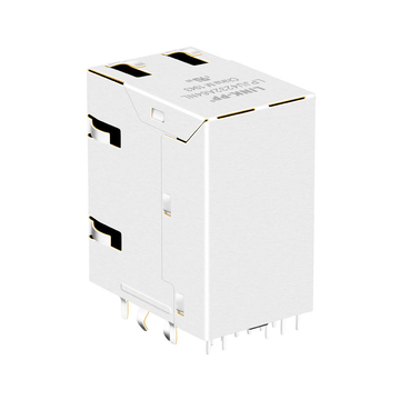 Совместимость с Belfuse 0862-1J1T-43-F LINK-PP LPJU4232A64NL Разъем RJ45 Base-T 10/100/1000 с двумя USB-портами, зеленый и оранжевый/желтый светодиод (изображение 5)