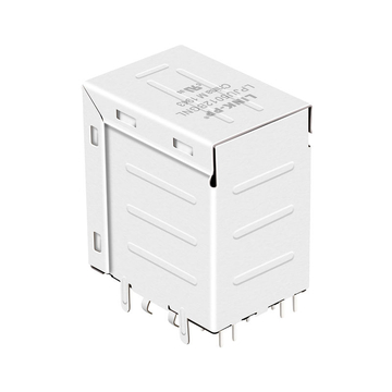 Compatibile con Belfuse C893-1DX1-E5 LINK-PP LPJU5012BGNL Connettore magnetico RJ45 10/100 Base-T con doppia porta USB e LED giallo/verde (immagine 5)