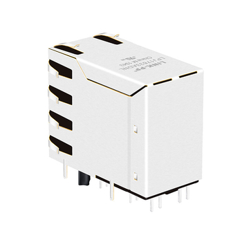 Συμβατό με Belfuse 0845-2D1T-S4 LINK-PP LPJ17633ADNL 10/100 Base-T Κίτρινο/Πράσινο LED 2x1 Θύρες RJ45 Cat5e Jack εικόνα 5
