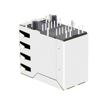 X Multiple XRJH-211-D1D-170 Συμβατό LINK-PP LPJ17633BDNL 10/100 Base-T 2x1 Θύρα Ethernet RJ45 Μαγνητική υποδοχή Κίτρινη/Πράσινη εικόνα LED 4