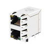X Multiple XRJH-211-D1D-170 Compatible LINK-PP LPJ17633BDNL 10/100 Base-T 2x1 Port Ethernet RJ45 Magnetics Jack Yellow/Green Led thumb image 1