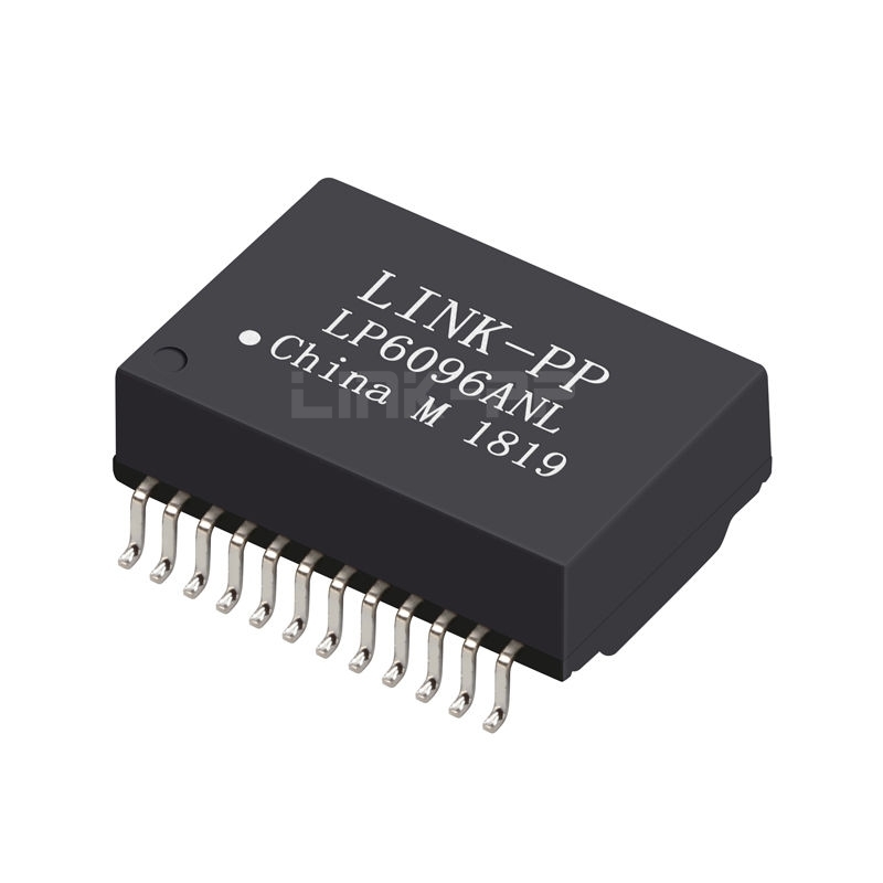 Halo 7490220122 Compatible LINK-PP LP6096ANL 10/100/1000 Base-T Single Port SMD 24 PIN PoE+ Ethernet Lan Transformer