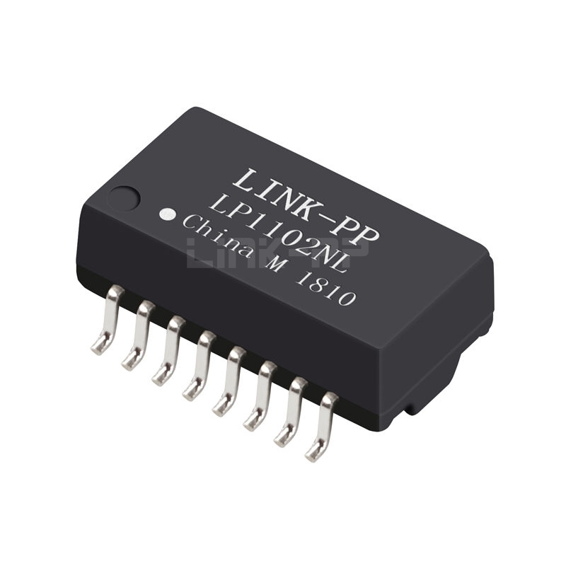 LP1102NL 10/100 BASE-T Single Port SMD 16 Pin Lan Magnetics Transformer