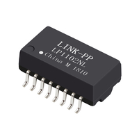 11FC-05GNL 10/100 Base-T Single Port SMD 16PIN Ethernet Magnetics transformer Compatible LINK-PP LP1102NL