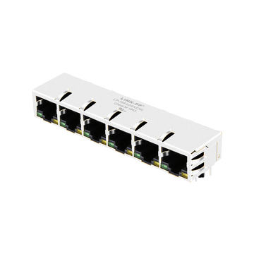 1x6 Port RJ45 Connector