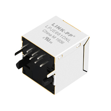 Zonder LED 1X1 poort 8P8C verticale RJ45-aansluiting zonder geïntegreerde magneten afbeelding 3