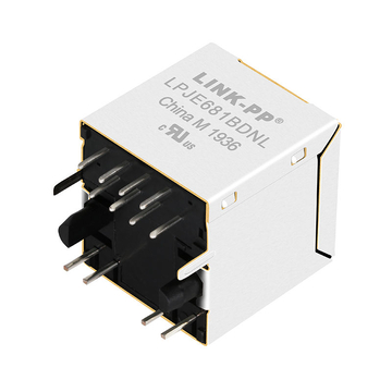 WIJ 615008138321 Compatibel LINK-PP LPJE681XXXX RJ45 verticale modulaire connector zonder geïntegreerde magneten en zonder LED (afbeelding 3)