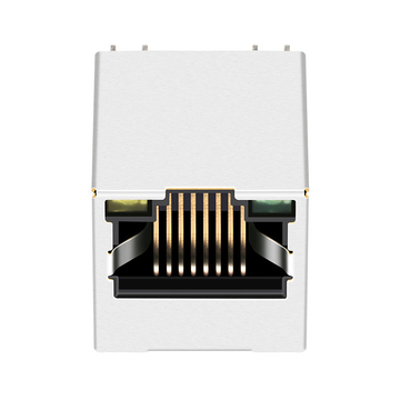 Compatibile con Belfuse SS-74301-001 LINK-PP LPJE681BDNL Connettore modulare verticale 8P8C senza LED e senza magneti integrati immagine 2