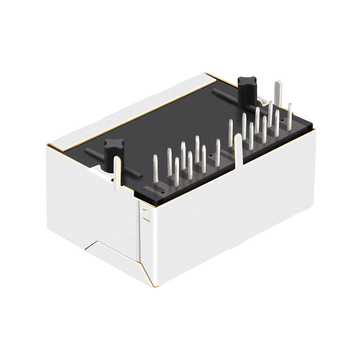 ТЕ 5406443-1 Совместимый LINK-PP Модульный разъем LPJEF102DNL RJ45 1x2 без встроенных магнитов, с фиксатором вниз, без светодиода (изображение 5).