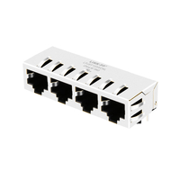 LINK-PP LPJEF123XCNL Tab Down Senza LED Connettore RJ45 1X4 Porte senza magneti integrati