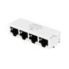 LINK-PP LPJEF123XDNL Tab Down Without LED 1X4 Port RJ45 Connector without Integrated Magnetics thumb image 1