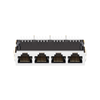 LINK-PP LPJEF123XDNL Tab Down Without LED 1X4 Port RJ45 Connector without Integrated Magnetics thumb image 2