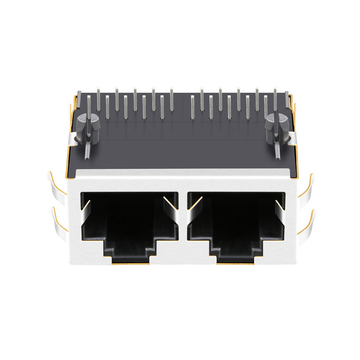 LPJG27331CNL 10/100/1000 Base-T Χωρίς LED 1x2 Θύρα RJ45 Modular Jack εικόνα 2