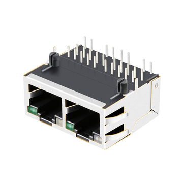 LPJG27395A53NL 10/100/1000 Base-T Χωρίς LED 1x2 Θύρα RJ45 Modular Jack εικόνα 3