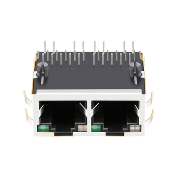 LPJG27395A53NL 10/100/1000 Base-T Χωρίς LED 1x2 Θύρα RJ45 Modular Jack εικόνα 2