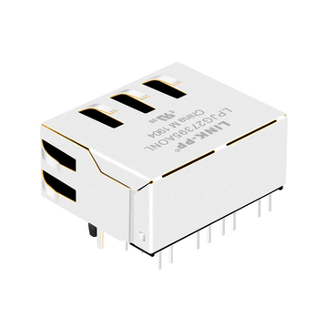 LPJG27395AONL Θύρα 10/100/1000 Base-T 1x2 με LED RJ45 θηλυκή υποδοχή εικόνα 5