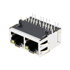 LPJG27395AONL 10/100/1000 Base-T 1x2 Port With Leds RJ45 Female Connector thumb image 3