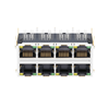 LPJ47408AHNL 10/100 Base-T 2x4 RJ45 Magjack Tab Up Green/Yellow LED thumb image 2