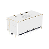 LPJG47537-1CNL 1000 Base-T integrado magnético 2x4 porta RJ45 Jack Connector imagem do polegar 5