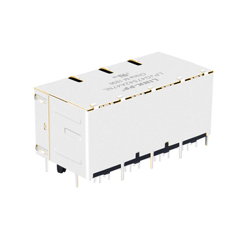 LPJG47542A47NL 10/100/1000 Base-T Conector RJ45 magnético integrado con pestaña LED amarilla y verde/amarilla y verde Imagen superior 5