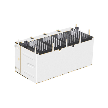 LPJG47549B47NL Connettore modulare RJ45 a 2x4 porte 1000 Base-T con LED, immagine 4