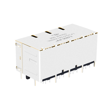 LPJG47561A55NL 1000 Base-T Geïntegreerde Magnetics 2x4 Poort met LED's RJ45-connector afbeelding 5