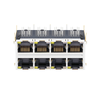 LPJG47580A35NL 10/100/1000 Base-T 2x4 RJ45 Magjack Tab Up Yellow&Green/Yellow LED thumb image 2