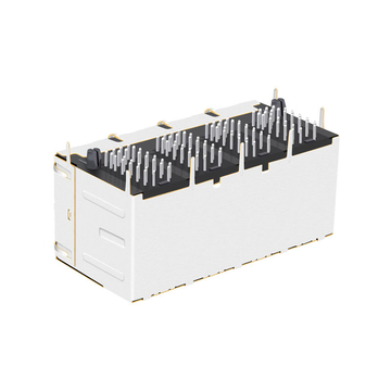 LPJG47580A35NL 10/100/1000 Base-T Geïntegreerde Magnetics 2X4 Poort 8P8C RJ45 Modulaire Jack afbeelding 4