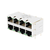 LPJG47036AWNL 2.5G Base-T With G/G Leds 2x4 Port PoE RJ45 Female Connector thumb image 1