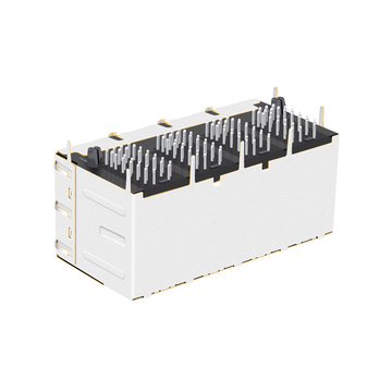 LPJG47039AWNL 2.5G Base-T RJ45 2x4ポート メスコネクタ PoE+タブ付き グリーン/グリーンLED 画像4