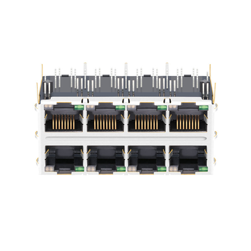 LPJG47020A32NL 1000 Base-T Integrated Magnetics 2x4 Port RJ45 8 Pin Connector image 2