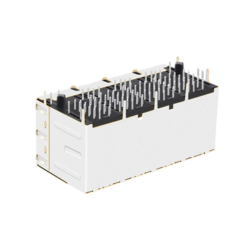 Belfuse 0879-2C4R-54 互換 LINK-PP LPJG47038A4NL 10/100/1000 Base-T 8p8c 緑＆黄/緑＆黄LED 2x4ポート RJ45ソケット 画像4