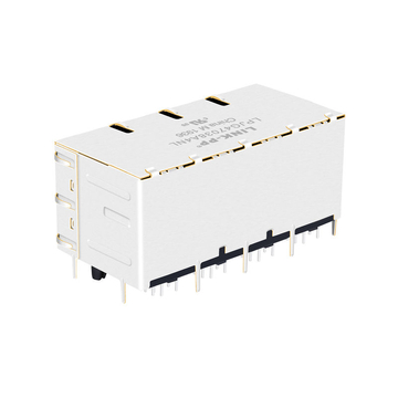 Belfuse 0879-2C4R-54 互換 LINK-PP LPJG47038A4NL 10/100/1000 Base-T 8p8c 緑＆黄/緑＆黄LED 2x4ポート RJ45ソケット 画像5