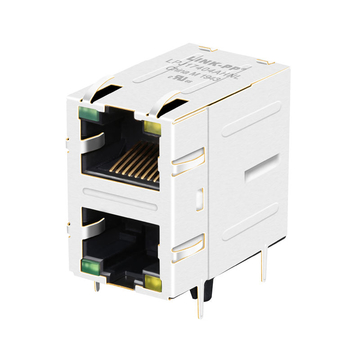 82G-1407GYD2NL 10/100 Base-T 8p8c RJ45 2x1 Port PoE+ Ethernet-Buchse, grüne/gelbe LED