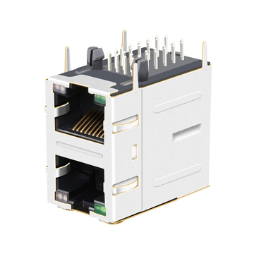 LPJG17512A26NL 1000 Base-T RJ45メスコネクタ（LED付き）画像3