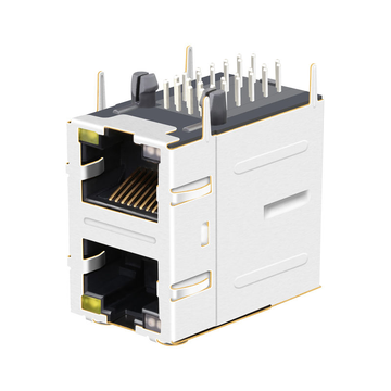 X Multiple XMH-9760-J0EA130-A46 Compatible LINK-PP LPJG17512AONL 1000 Base-T 2x1 Port Magnetic RJ45 Jacks Orange&Green/Yellow LED image 3