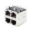 LPJG27043A47NL 1000 Base-T 2x2 Port PoE+ Gigabit RJ45 Magjack thumb image 3