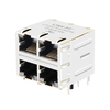 LPJG27043A47NL 1000 Base-T 2x2 Port PoE+ RJ45 Modular Jack thumb image 1