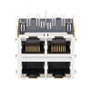 LPJG27043A47NL 1000 Base-T 2x2 Port PoE+ Gigabit RJ45 Magjack thumb image 2