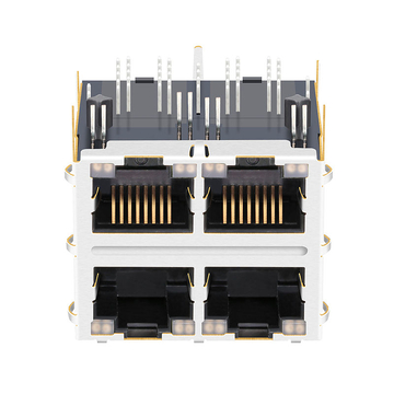 LPJG27043A47NL 1000 Base-T 2x2 Port PoE+ RJ45 Modular Jack εικόνα 2