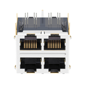 LPJG27591CNL 1000 Base-T 2x2 Port Mmodular Jack RJ45 Connector εικόνα 2