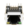 X หลายตัวเข้ากันได้กับ XRJM-S-01-8-8-X-F2 LINK-PP LPJE101AHNL แจ็ค RJ45 แบบโมดูลาร์ ไม่มีแม่เหล็ก แถบไฟ LED สีเขียว/เหลือง (ภาพประกอบ 2)