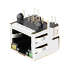 Amphenol RJHSE-5384 Compatible LINK-PP LPJE101AHNL 1X1 Port RJ45 Without Magnetics Tab Up Green/Yellow LED thumb image 3
