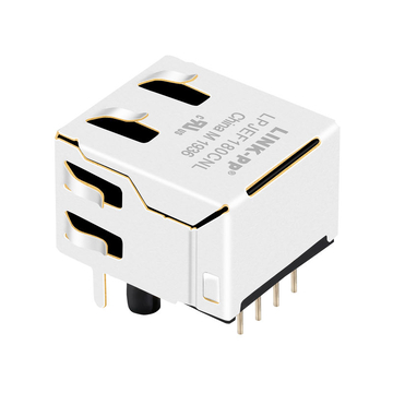 Tab Down Χωρίς LED 1X1 Θύρα Πλευρικής Εισόδου PCB RJ45 Modular Jack χωρίς Ενσωματωμένα Μαγνητικά Εικόνα 5