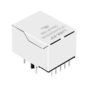 Υποδοχή Gigabit Ethernet LPJG4806HENL 100/1000 Base-T με μαγνητικά στοιχεία Tab Down Πράσινο/Κίτρινο LED εικόνα 5